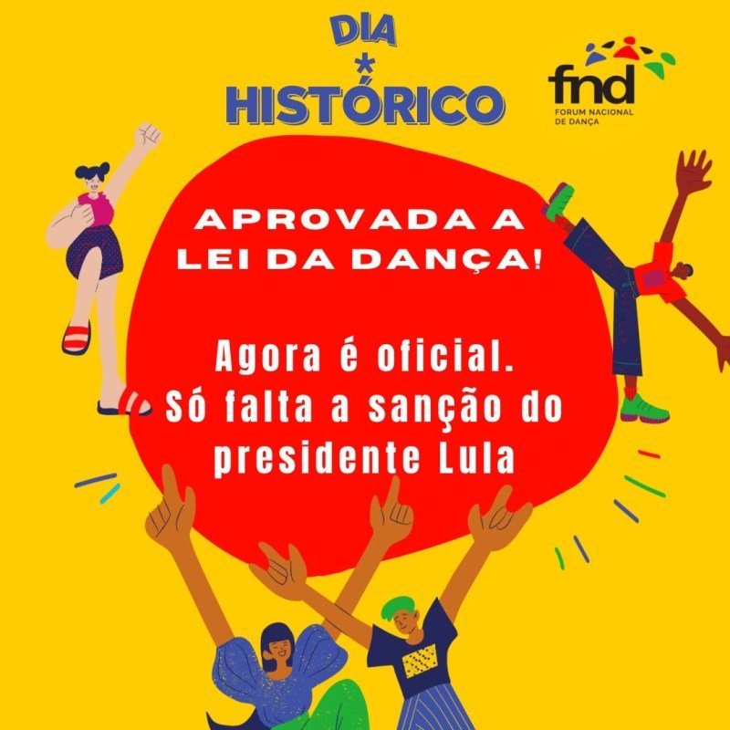Lei da Dança aprovada – Vitória histórica para os profissionais, agora só falta ser sancionada pelo Presidente da República
