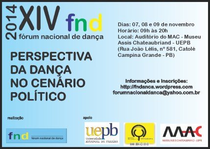Campina Grande recebe o XIV Fórum Nacional de Dança